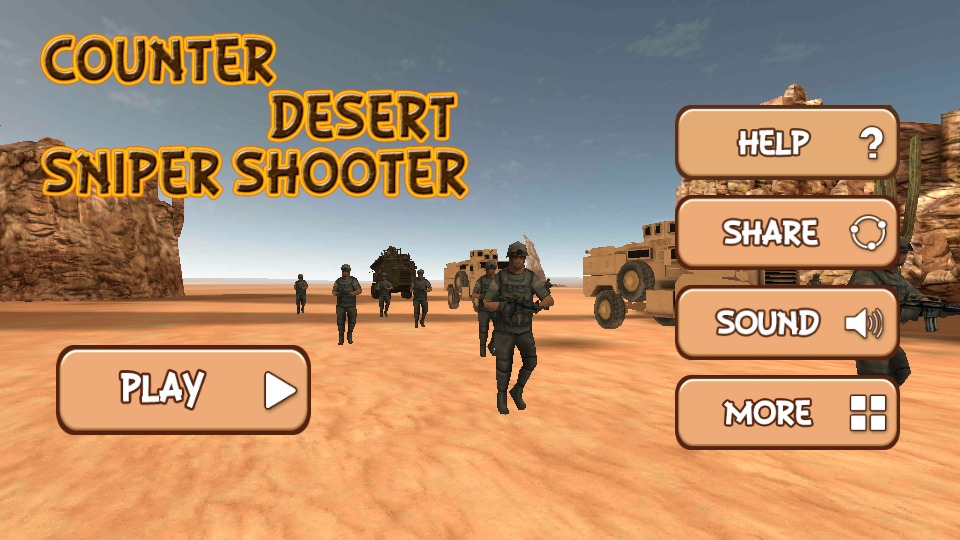 Counter Desert Sniper Shooter截图5