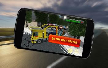 City Truck Sports Car Cargo Transport Simulator 3D截图3