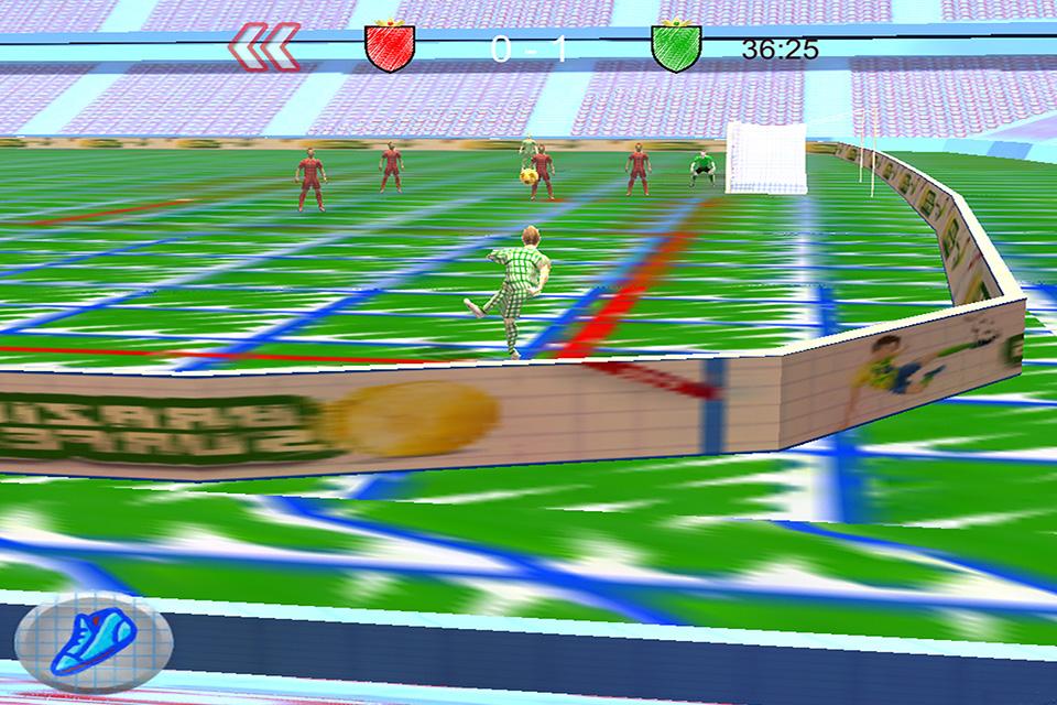 Brazil Doodle 3D Soccer截图5