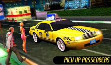 Crazy Taxi Car Driving Game: City Cab Sim 2018截图2