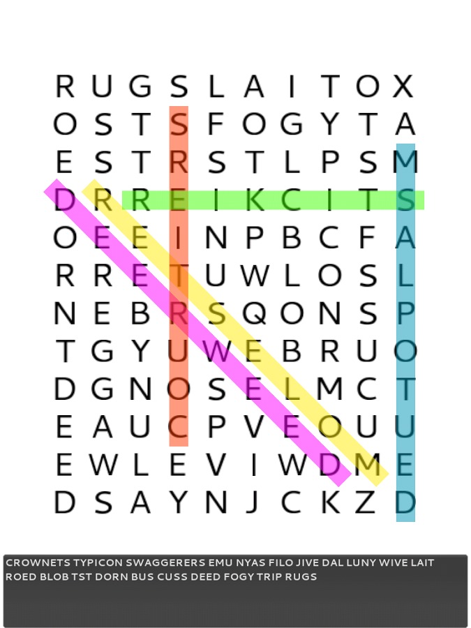 Stunning Word Search Puzzles截图5