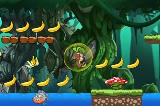 Banana world - Bananas island - hungry monkey截图3