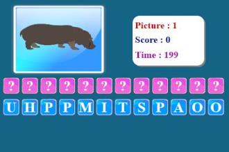 Jungle Animals Spelling Game截图5