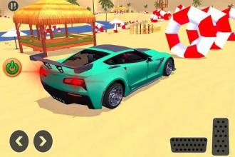 Water Car Race Impossible Stunt Racing截图3