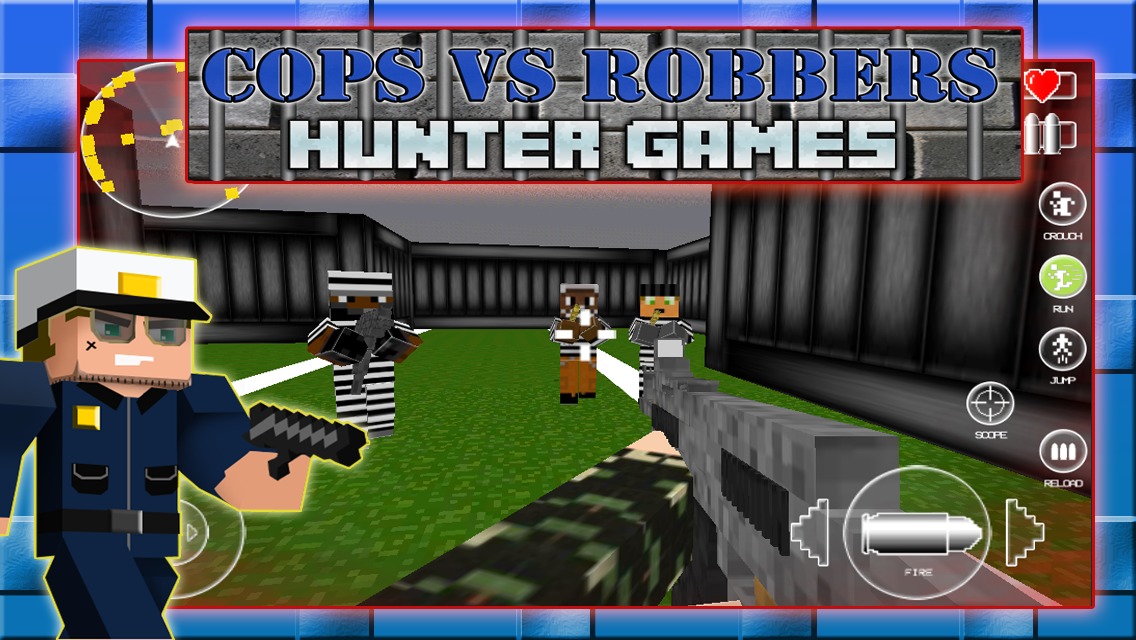 Cops vs Robbers Hunter Games截图1