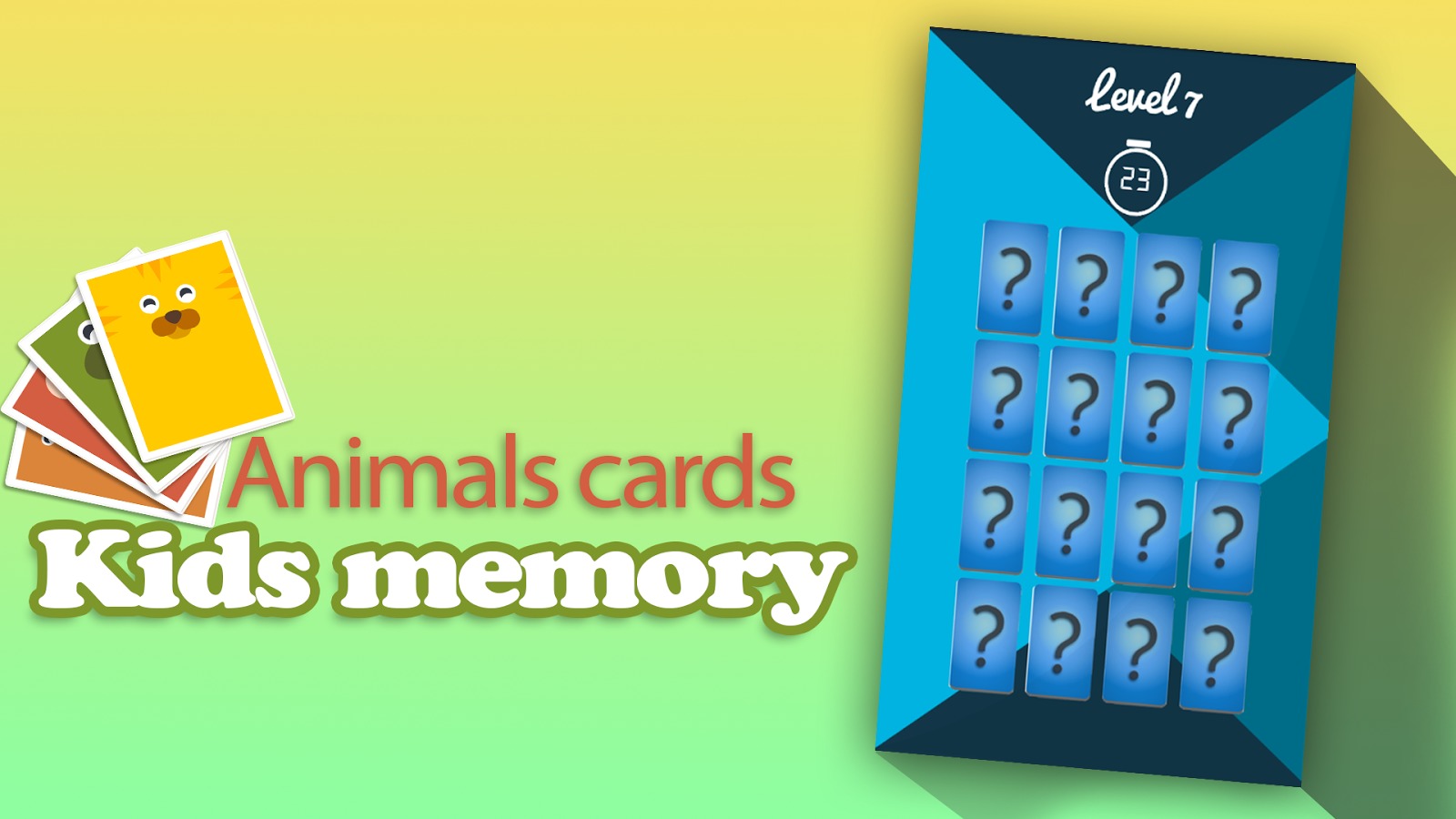 Kids memory: Animals cards截图1