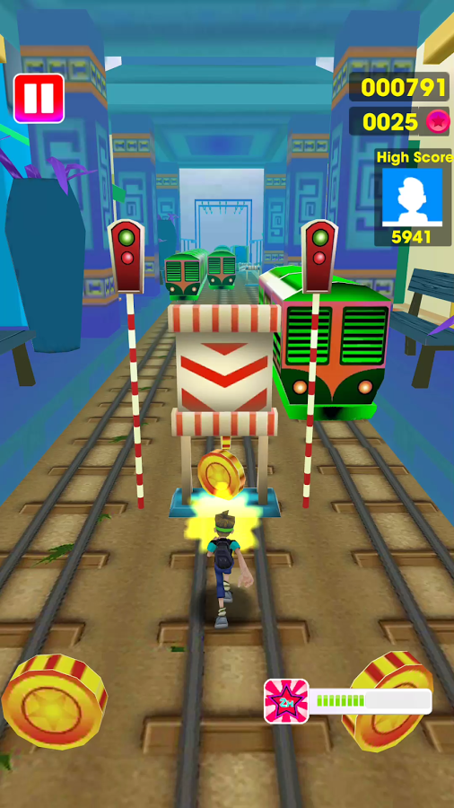 Super Train Surf Run 3D截图2