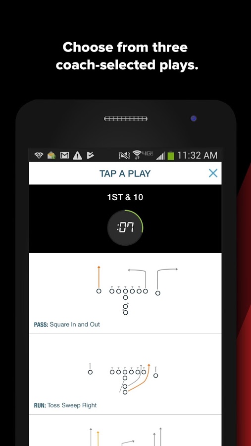 Your Call Football – Live play calling competition截图5