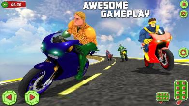 Superhero Tricky Motorcycle Trail Rider截图4