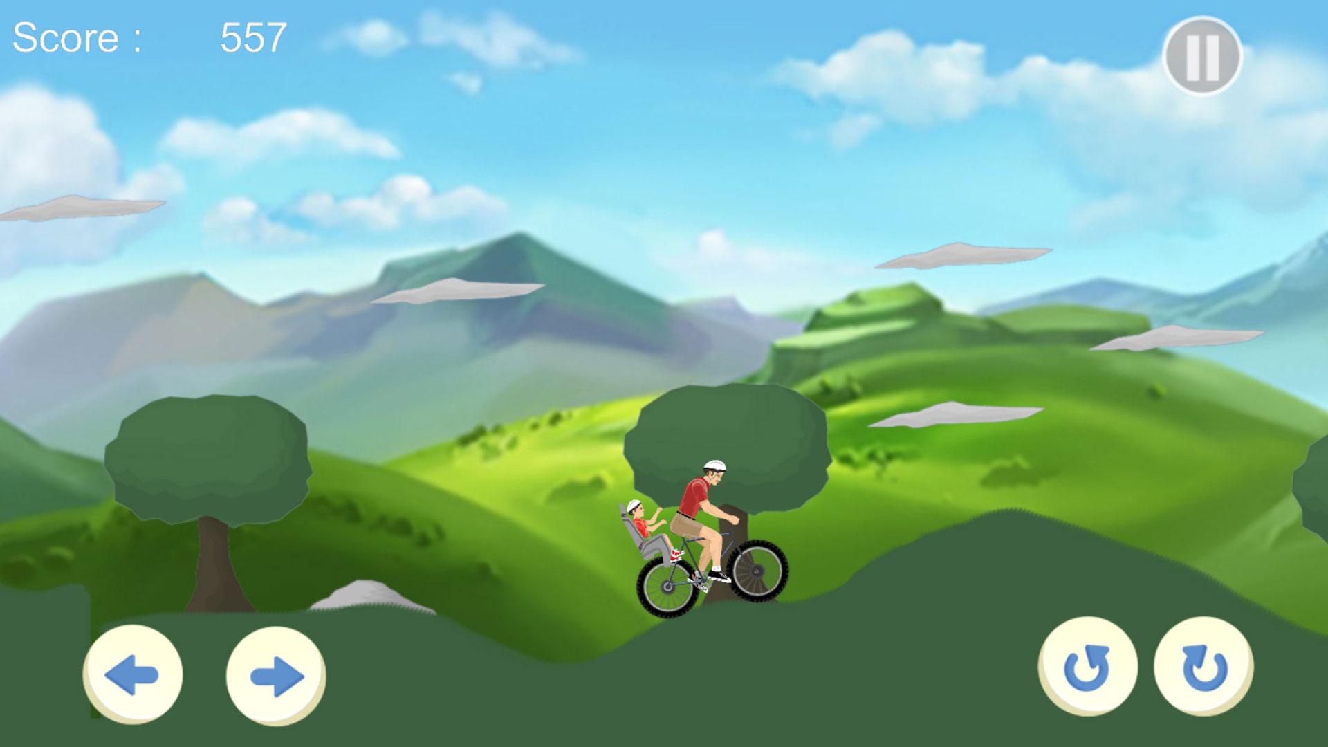 Happy Bike Climb Wheels Road 2截图3