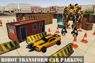 New Robot Car Transform Parking-Car Parking Driver截图5