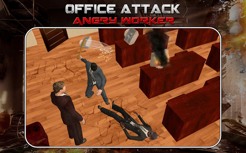 Office Attack : Angry Worker截图2