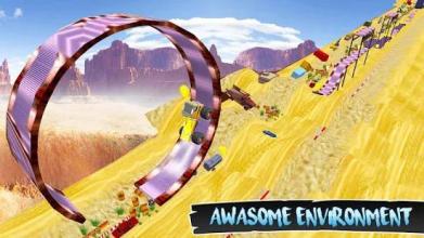 Drive Monster Trucks Ahead - Trucker Path Stunts截图4