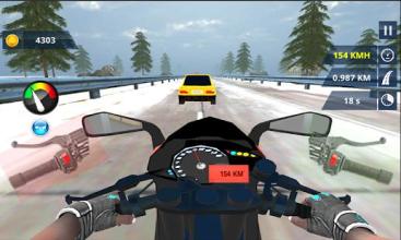 Motor Bike Drag Driving: Real Racing on Highway截图3