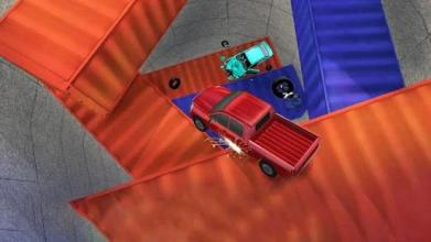 Beamng Drive Death Stair Car Speed Crash截图1