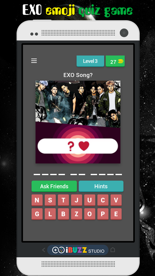 Guess EXO Song by Emojis Quiz Game截图2