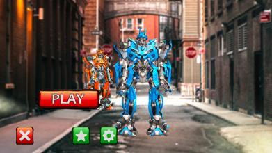 Robots Fighting In Street截图1