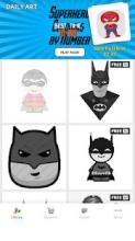 Superhero Pixel Art Drawing截图5