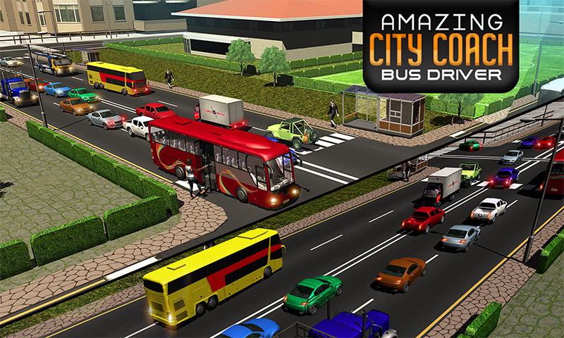 Amazing City Coach Bus Driver截图5