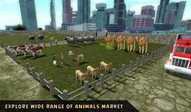 Farm Animal Truck Driving Transport Simulator截图2