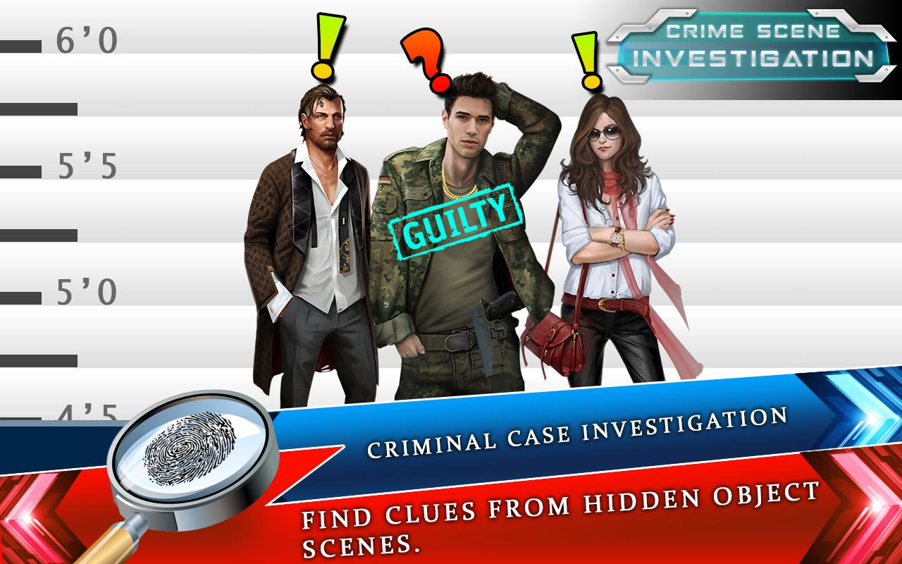 Criminal Case investigation : Hidden Objects Free截图2