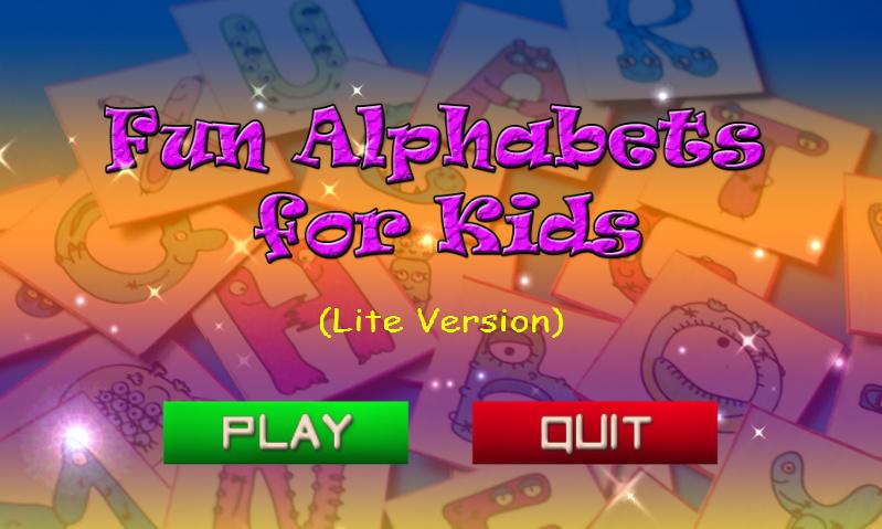 Fun Alphabets for Kids (Lite)截图1