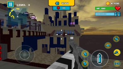 Cube Planet Soldier War Games截图2