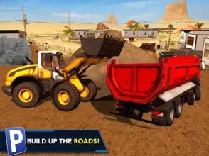 Construction city Truck Parking Simulator Games截图4