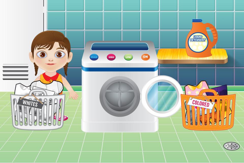 Laundry Machine Kids Games截图2