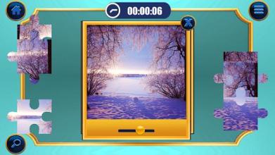 Snow Jigsaw Puzzles Game截图2