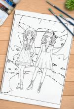 BFF - Fashion Girlfriends Painting Game截图1