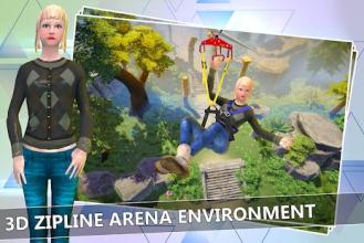 Mega Zipline 3D Skyline Adventure Simulator截图2