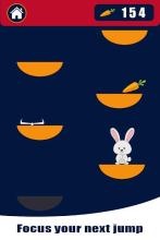 Bunny up - jumping rabbit 2D game截图2