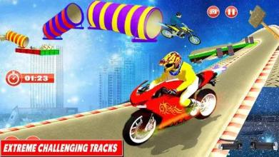 Impossible Crazy Bike Stunt Racing Drive 3D截图4