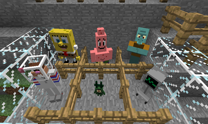 Mod SpongeBob for MCPE截图2