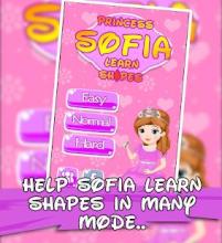 Princess Sofia Learn Shapes截图3