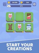 Merge Kawaii Food - Evolution & Clicker Game截图4