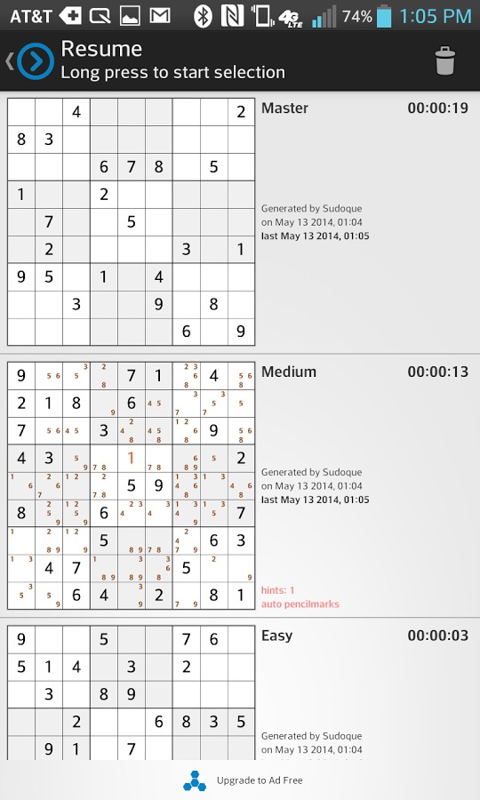 Sudoku Puzzle - Sudoque Free截图3