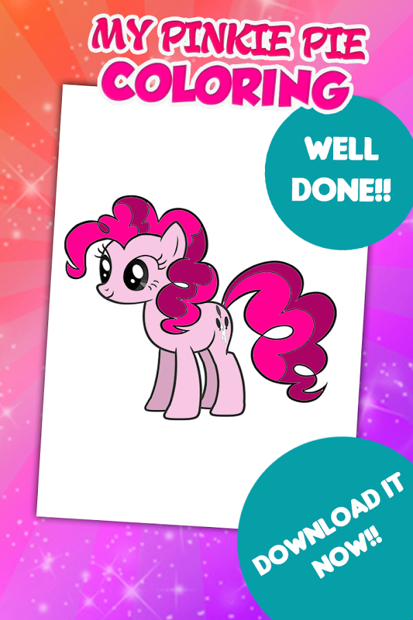 Pinkie Pie Coloring Game截图1