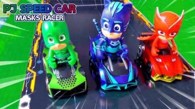 Pj Speed Car: Masks Racer截图3