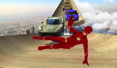 Speed Hero Airborne Mega Ramp in Vegas City截图1