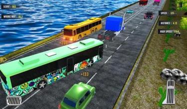 Bus traffic racer : Endless highway racing fever截图2