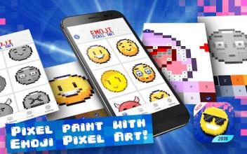 Emoji Art - Pixel Art Coloring Book截图5