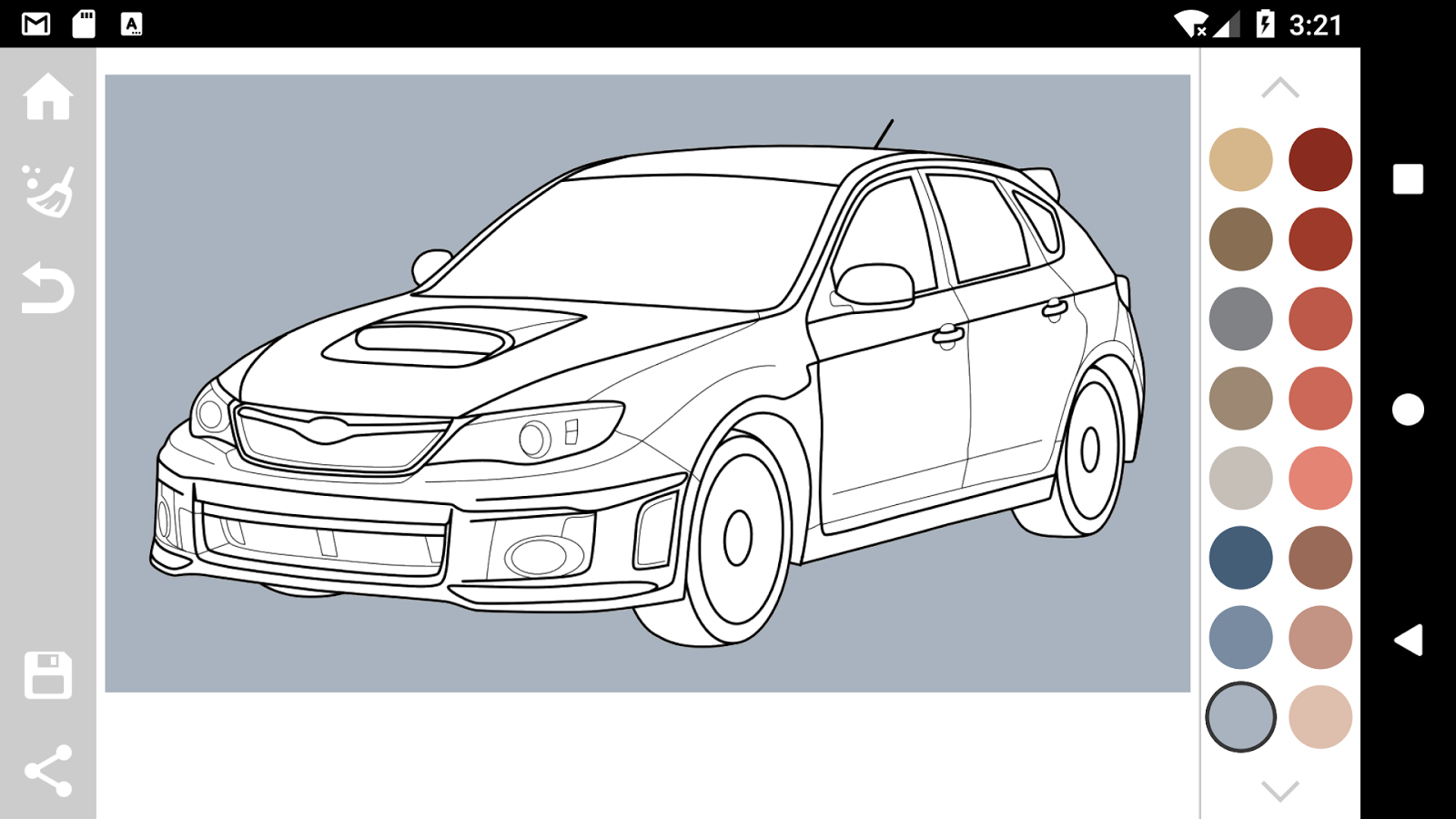Japanese Cars Coloring Book截图2