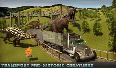 Jungle Dino Truck Transport 3D截图4