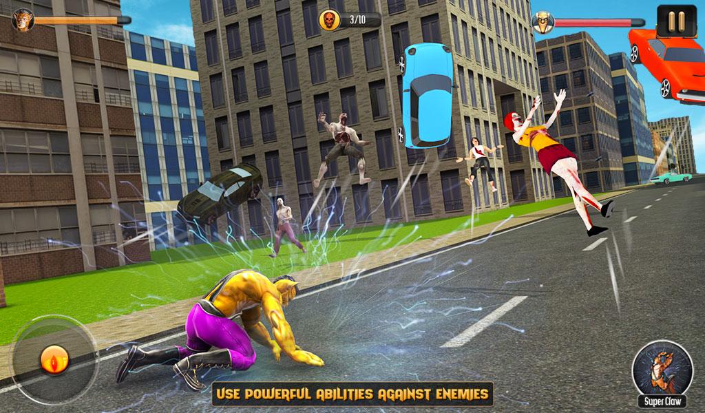 Superhero CatMan : City Crime Battleground截图3