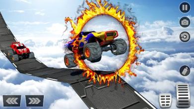 Monster Truck Impossible Tracks Stunt Racing Fever截图3