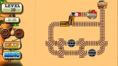 Train Track Maze Puzzle截图3