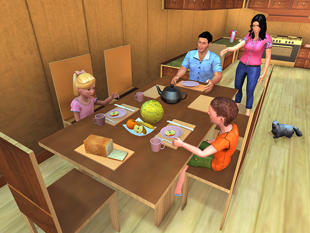 Virtual Family Happy Mom Sim 3D截图3