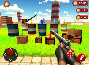 Real Bottle Shoot 3D- Expert Gun Shooting Game截图3